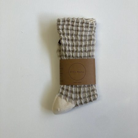 Gingham Waffle Socks